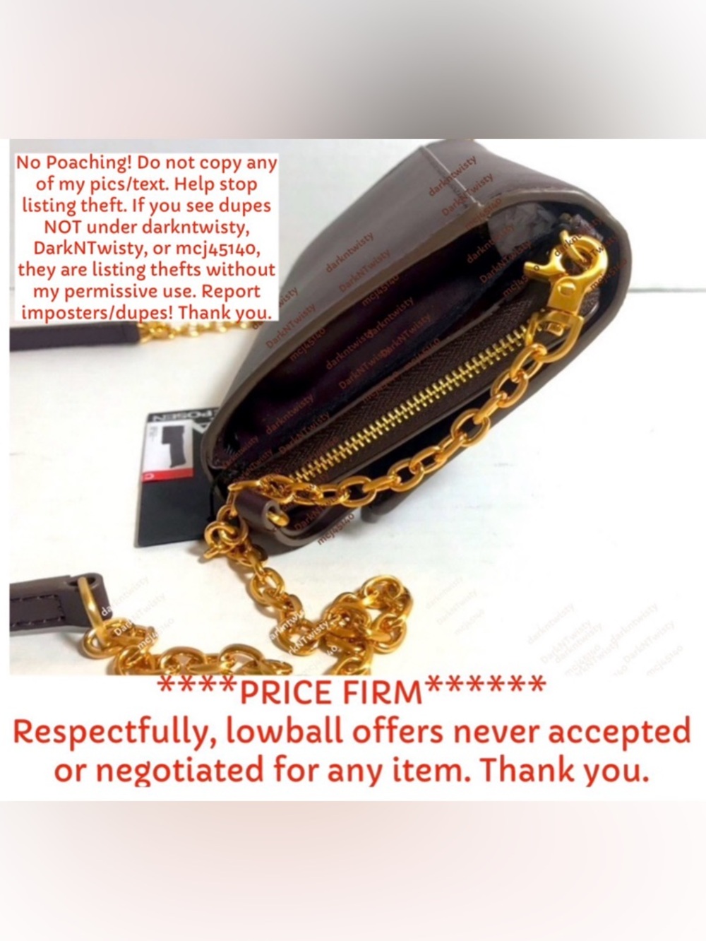 Zac Posen Eartha Wallet On A Chain Crossbody $295 Price Firm! - Picture 4 of 10